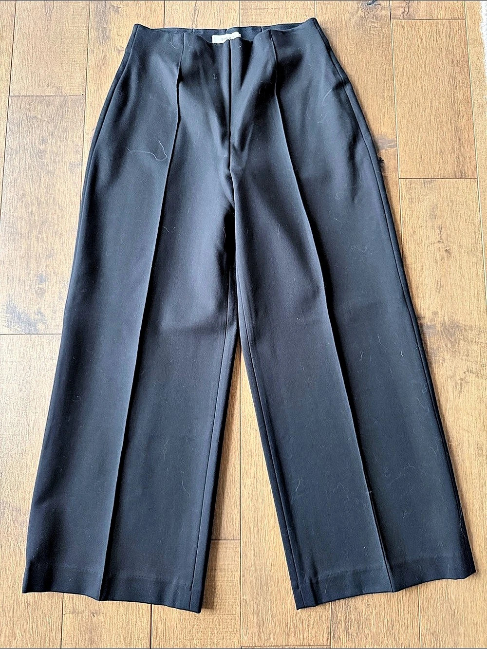 SPANX Wide Leg Pants in Black Size Small Petite Like New